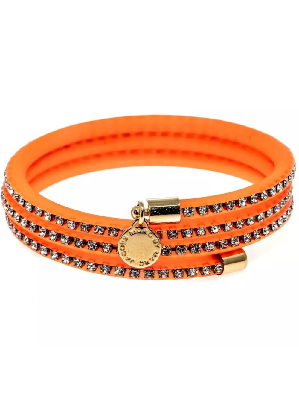 Marc By Marc Jacobs Slinky Wrap Bracelet Fluoro Orange